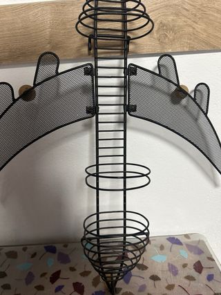 Botellero hierro forjado vintage