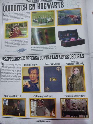 Álbum Cromos Harry Potter versión Periódico