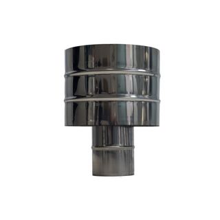 SOMBRERETE ESTUFA PELLET Ø 80MM MACHO INOX