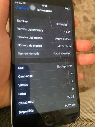 iPhone 6s Plus - Pantalla rota