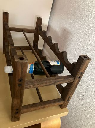 Botellero madera - 10 botellas