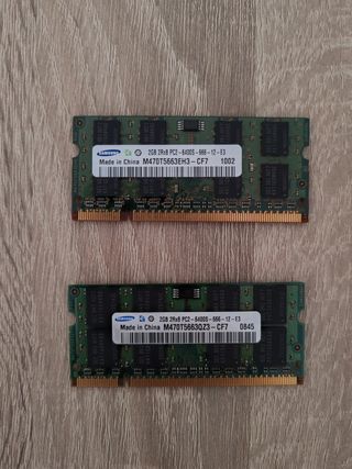 RAM 2x2GB DDR2 SO-DIMM Samsung
