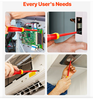 Bolsa+Destornillador 3en1+Tijeras WORKPRO+Alicates