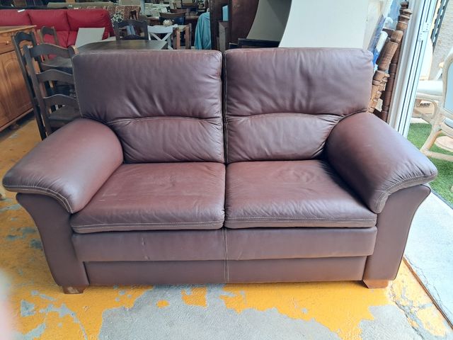 Sofá 2 plazas Piel Oferton!!!