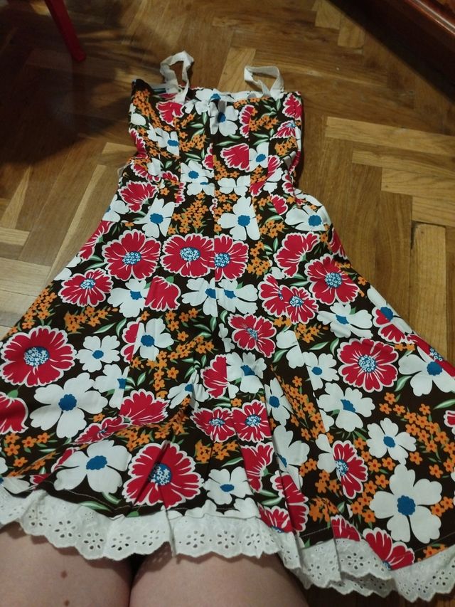 Vestido floral vintage