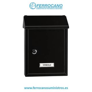 BUZÓN EXTERIOR ARREGUI NEGRO ACERO SMART