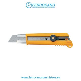 CUTTER PROFESIONAL OLFA 25X0,7MM NH-1 ABS