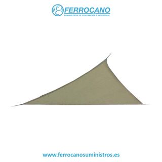 TOLDO JARDIN 3X3MT TRIANGULAR NATUUR BEIGE 115118