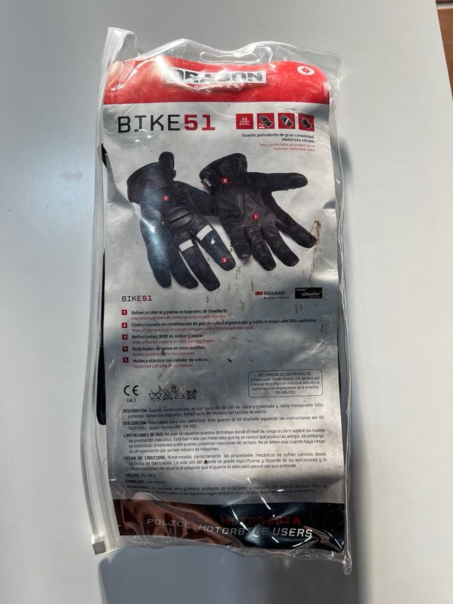 Guantes moto Dragon Bike51 - Talla XL
