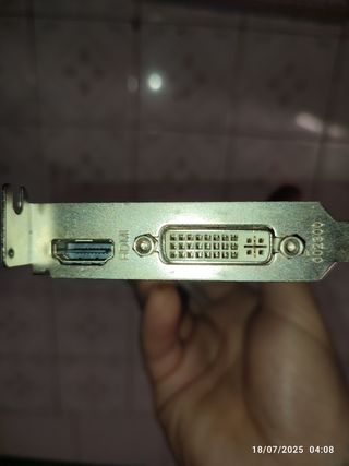 Tarjeta gráfica Nvidia profilo bajo 