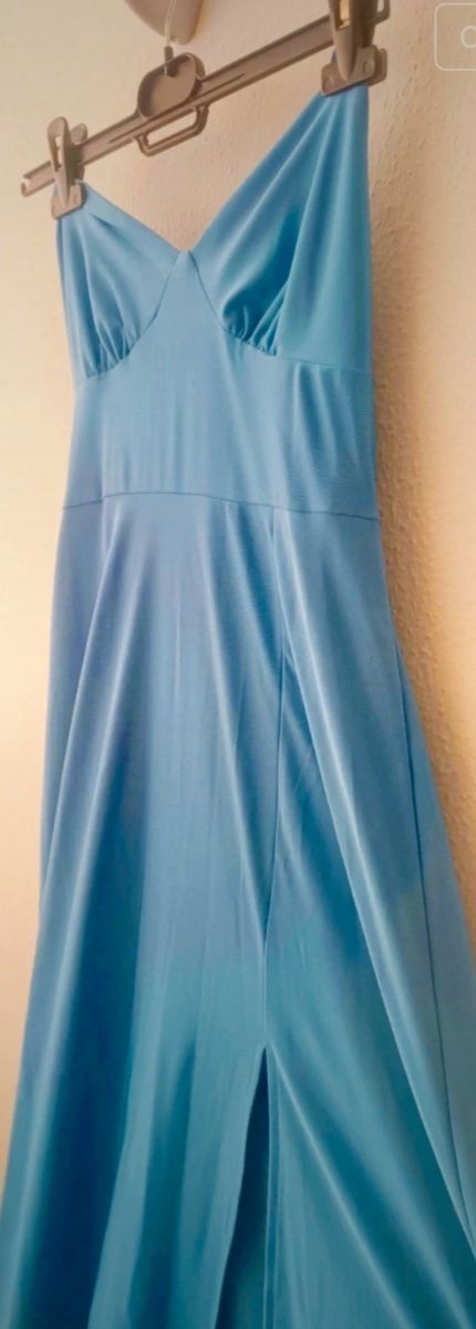 Vestido largo azul Shein