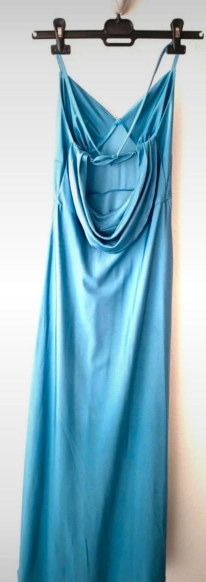 Vestido largo azul Shein