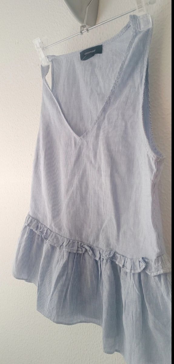 Blusa Atmosphere azul a rayas