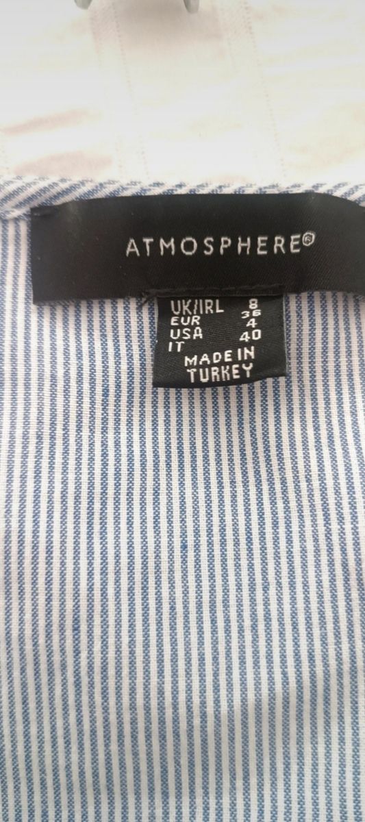 Blusa Atmosphere azul a rayas