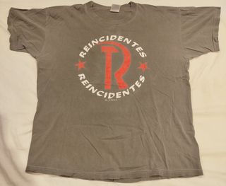 Camiseta Reincidentes XL Vintage 