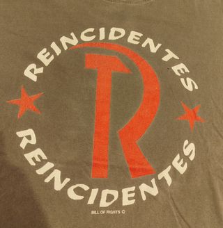 Camiseta Reincidentes XL Vintage 
