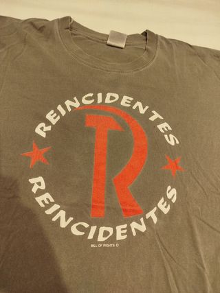 Camiseta Reincidentes XL Vintage 