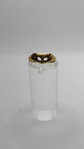 Anillo Gato Oro 18k