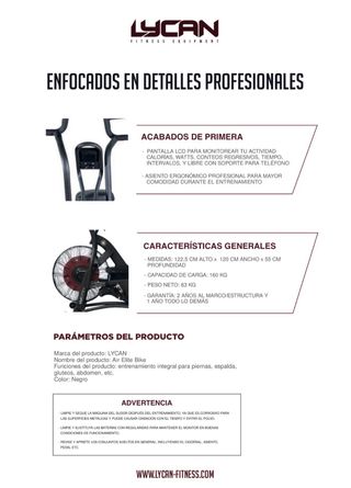 Bicicleta Airbike Lycan Alta Gama