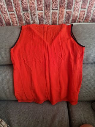 Blusa Zara Woman roja - Talla L