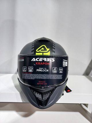 Casco Acerbis Krapon Gris/Amarillo