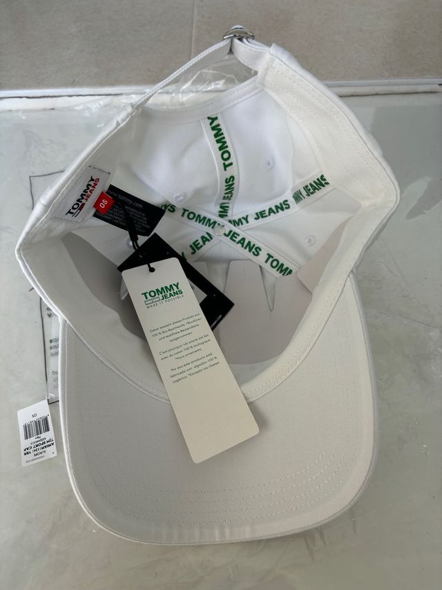 Gorra Tommy Jeans blanca unisex