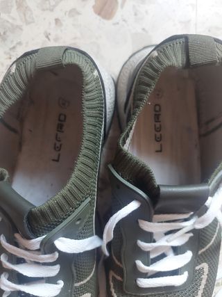 Scarpe sportive Leerd verde oliva