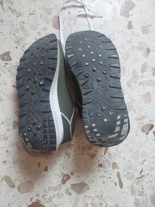 Scarpe sportive Leerd verde oliva