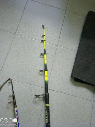  2 Cañas de pescar Okuma(( 1 carrete))