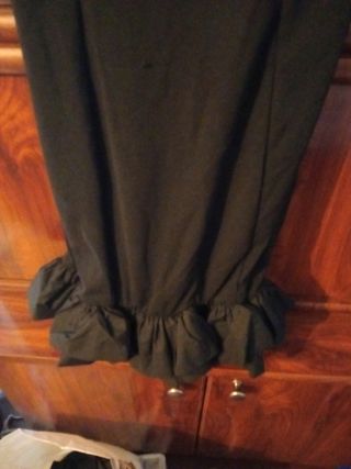 Vestido negro vuelo - Talla S