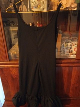 Vestido negro vuelo - Talla S