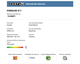 Porsche 911 2018