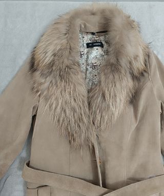 Chaqueta de piel Oakwood beige