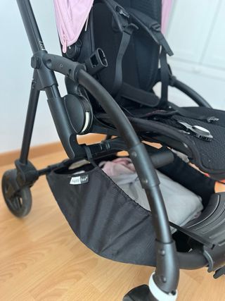 Bugaboo Bee 6 rosa + capazo + capota rosa