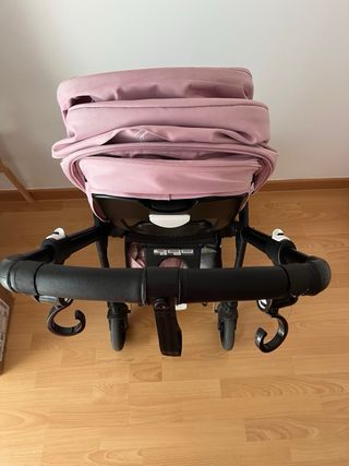Bugaboo Bee 6 rosa + capazo + capota rosa