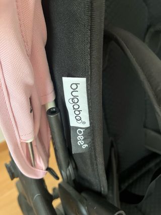 Bugaboo Bee 6 rosa + capazo + capota rosa