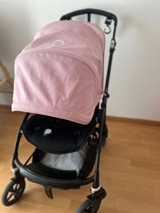 Bugaboo Bee 6 rosa + capazo + capota rosa