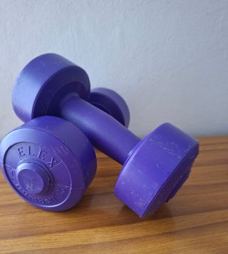 Mancuernas 1kg - Elex - Lila y Disco 