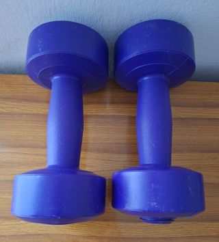 Mancuernas 1kg - Elex - Lila y Disco 