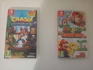Nintendo Switch + funda, 2 juegos