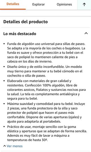 Saco invierno carro Pasito a pasito. Universal.