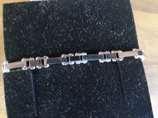 Bracciale Stroili uomo - acciaio nero argento