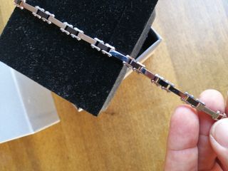 Bracciale Stroili uomo - acciaio nero argento