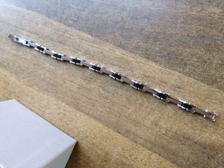 Bracciale Stroili uomo - acciaio nero argento