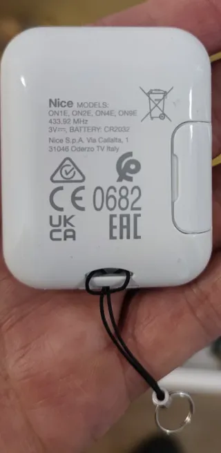Mando garaje Nice Era One 2 botones