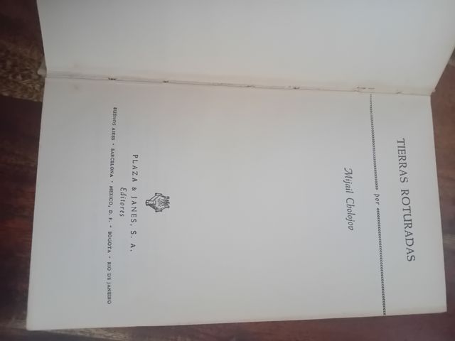 Tierras roturadas de Mijail Cholojov