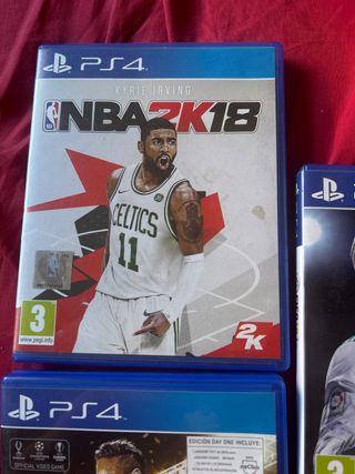 PS4: NBA 2K18, FIFA 18, PES 2016