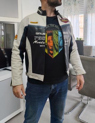 Chaqueta motera para hombre - Bluebeck Racing Team