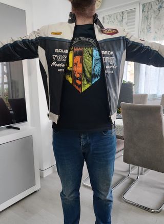 Chaqueta motera para hombre - Bluebeck Racing Team