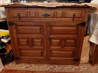 Conjunto mesa castellana antigua